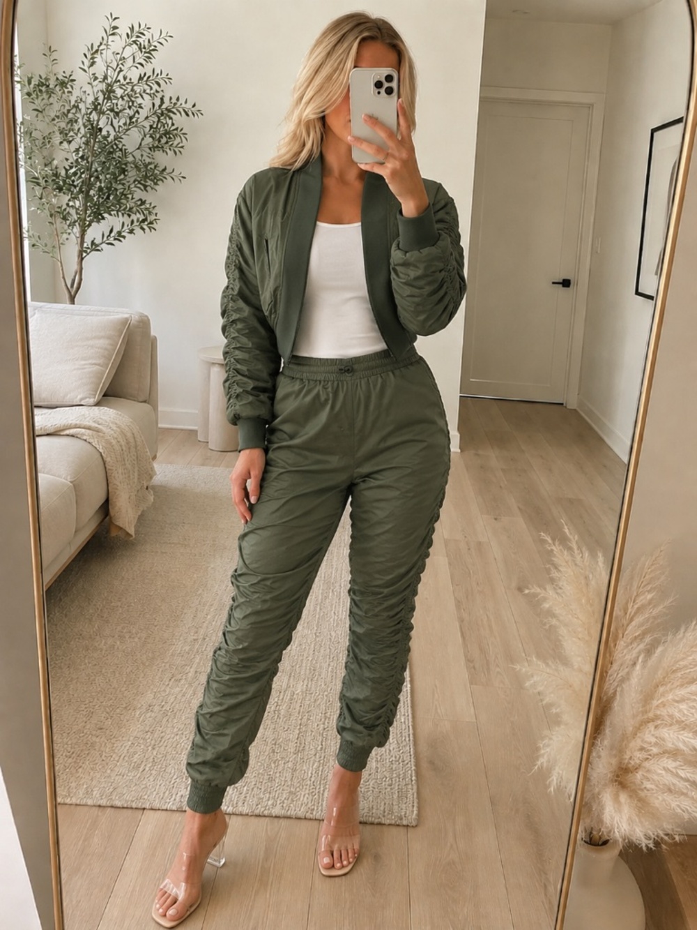 Jogger Set Olive Green